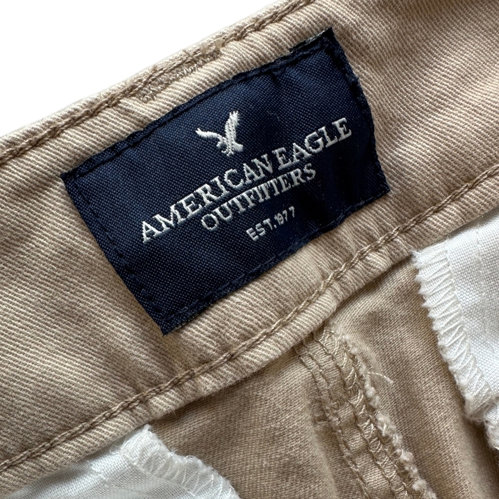 American Eagle Kick Boot Pants – Khaki – Size 0 - Picture 2 of 7